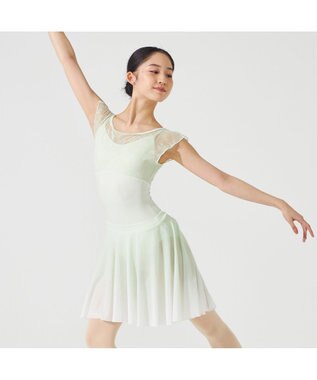 Chacott レオタード リーフグリーン