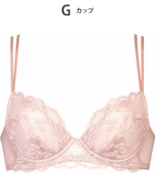WACOAL ブラジャー ふっくらとした谷間をメイク 軽やかなつけごこち Gカップまで対応 大きいサイズ レディース BXC408 /ワコール