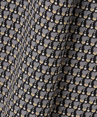 自由区 S 【洗える】ジオメトリックハートプリント ワンピース グレー系