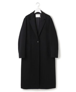 ICB ピュアカシミヤ チェスターコート ブラック系