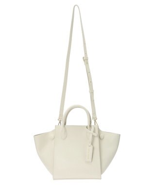 Green Parks ・ｃａｃｈｅ　ｃａｃｈｅ　サイドボタン２ＷＡＹトート Ivory