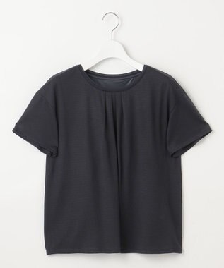 J.PRESS LADIES セルロースジャージー カットソー ネイビー系