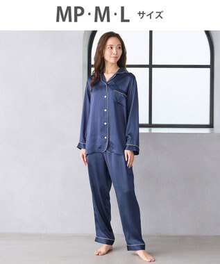 ワコール／睡眠科学 パジャマ シルク100% 長袖 長ズボン ここちよく眠れる 吸放湿性 レディース YDX542 睡眠科学／ワコール