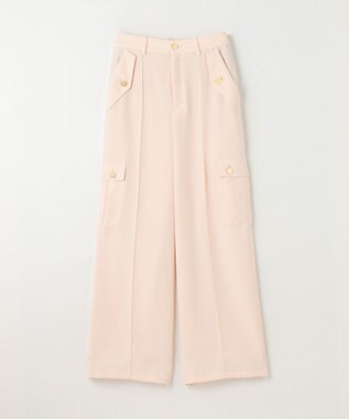 GRACE CONTINENTAL バックサテンカーゴパンツ キナリ