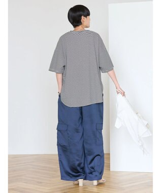 AMERICAN HOLIC サテンベイカーパンツ Navy