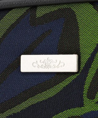 GRACE CONTINENTAL Fabricシェルポーチ グリーン