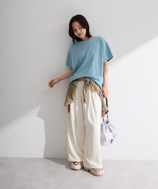 Green Parks 超冷感コクーンカットプルオーバー Blue