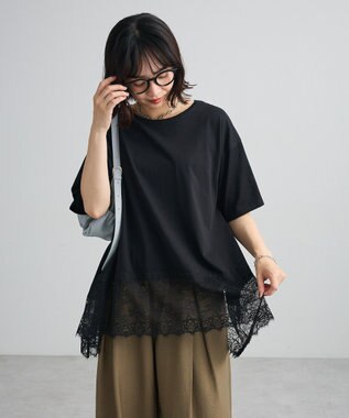 Green Parks 裾イレヘムレースプルオーバーⅡ