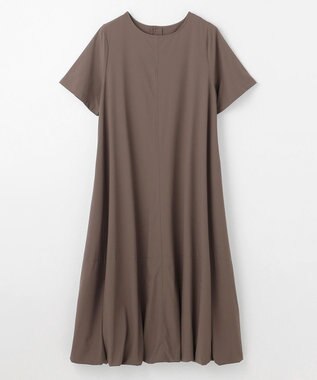 ANY L バルーンシルエットワンピース ブラウン