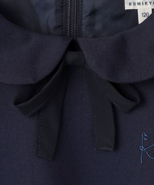 組曲 KIDS 【150-170㎝】レーシージャケット＆ワンピース セット ネイビー系