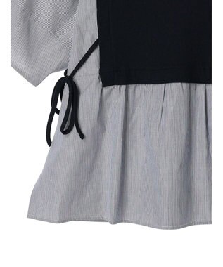 Green Parks テレコドッキングチュニック Stripe