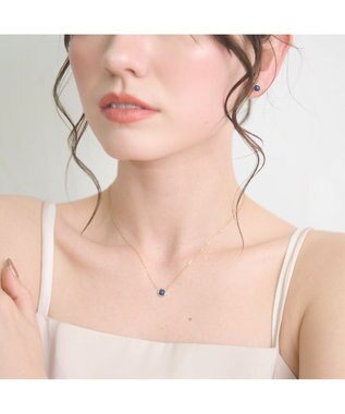 blancotokyo 【金属アレルギー対応】天然石ネックレス Piedra necklace GOLD×lapislazuli