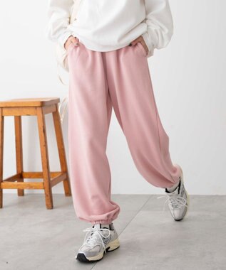 WEGO スウェットジョガーパンツ ライトピンク