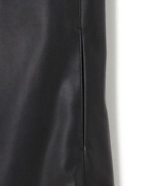 ICB フェイクレザー ベスト ブラック系