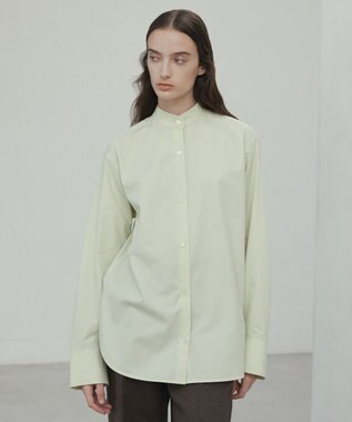 BEIGE， 【洗える】CLOVER / コットンバックボウタイブラウス