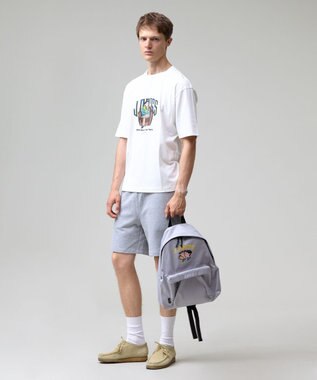 J.PRESS MEN 【AaronChang】【UNISEX】プリント Tシャツ ホワイト系