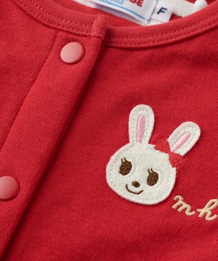 MIKI HOUSE HOT BISCUITS 【ミキハウス】 ジャンパースカートギフトセット【BOX付き】 赤