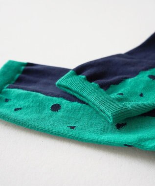 nitorito 【UNISEX】米沢オリジナル柄 mountain&moon 靴下 navy