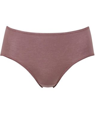 Wing ショーツ 【綿の贅沢オーガニック】 はきこみ丈ふつう EC2100 ウイング／ワコール ワイン