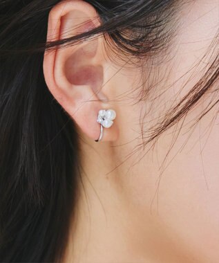 Tiaclasse 【5TYPEアソートデザイン・金属アレルギー対応】パールイヤリング・ピアス イヤリング：シルバーB