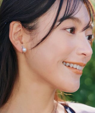 Tiaclasse 【5TYPEアソートデザイン・金属アレルギー対応】パールイヤリング・ピアス イヤリング：シルバーC