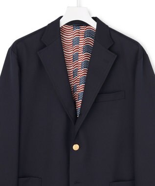 J.PRESS YORK STREET 【UNISEX】シングルブレザー / 3B / 金釦 / 背抜き ネイビー系