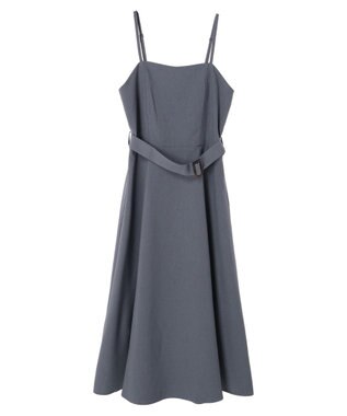 earth music&ecology ウエストマークキャミワンピース Gray