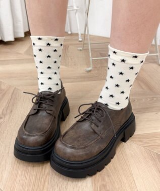 WEGO スター総柄ソックス