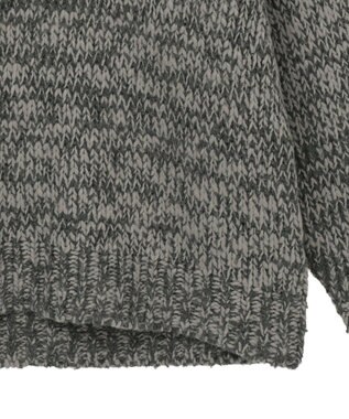 AMERICAN HOLIC メランジルーズニットプルオーバー Charcoal Gray