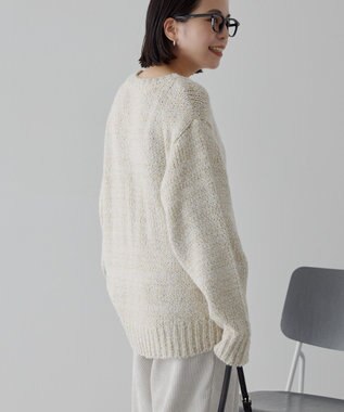 AMERICAN HOLIC メランジルーズニットプルオーバー Ivory