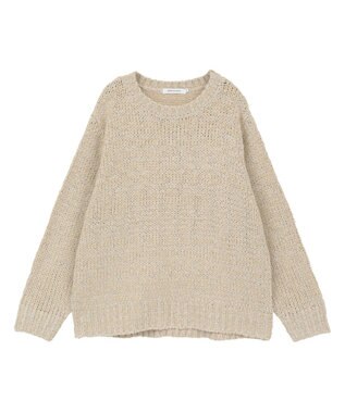 AMERICAN HOLIC メランジルーズニットプルオーバー Ivory