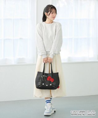 ROOTOTE 8462【ルートート】サンリオ. IP.デリ.ルフル.ハローキティ-B 01：ブラック