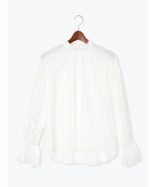 Te chichi レースカフスボリュームスリーブブラウス オフホワイト