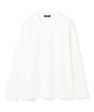 JOSEPH HOMME ブラッシュジャガード　クルーネック長袖Tシャツ ホワイト系