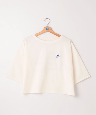 SHARE PARK LADIES 【UVカット・吸水速乾・ストレッチ・軽量 】エンブレムショートTシャツ（S・Mサイズ） ホワイト系