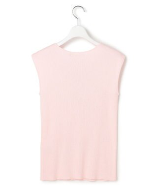 ICB L オーガニックコットン リブニット ライトピンク