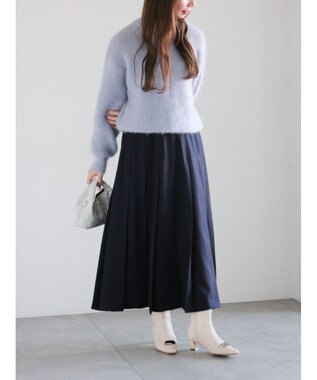 Te chichi キャットヤーンニット Ｓグレー