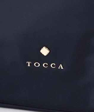 TOCCA 【撥水】FRILL A4 NYLONTOTE トートバッグ ネイビー系