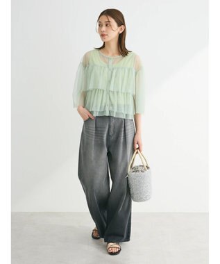 Green Parks ・ＥＬＥＮＣＡＲＥ　ＤＵＥグラデーションデニムパンツ Gray Mixture