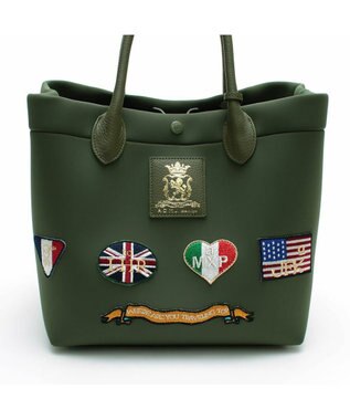 A.D.M.J. 【魔法の様に軽い】マジックライト/フラッグワッペントート25cm カーキ