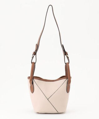 LA BAGAGERIE 【maison vert】 【シュリンク合皮・軽量】変形2WAYミニバッグ ライトグレー