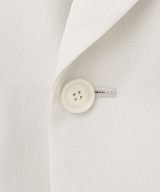 NAVE ウールポリエステルツイル ジレ アイボリー系