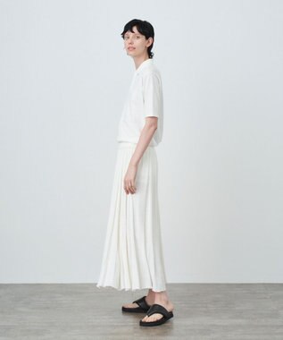 ATON RECYCLED FRESCA COTTON | ポロシャツ WARM WHITE