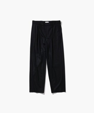 ATON MERINO COLLEGE FLANNEL | スタンダードパンツ - UNISEX BLACK