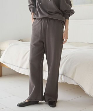 WEGO 【ANGIE VINTAGE/セットアップ対応】ワイドスウェットパンツ スミクロ