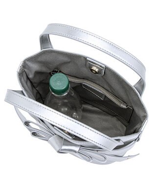 LANVIN en Bleu リュバン ミニトート シルバー