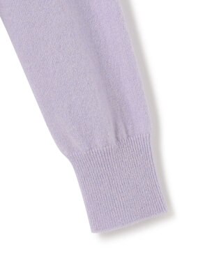 23区 【WEB限定】カシミヤブレンドバルキー Vネック ニット ライラック系