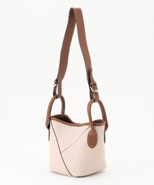 LA BAGAGERIE 【maison vert】 【シュリンク合皮・軽量】変形2WAYミニバッグ ライトグレー