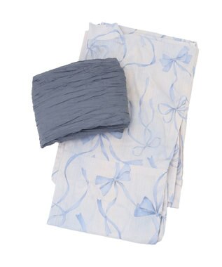 Maison de FLEUR リボン浴衣 Blue