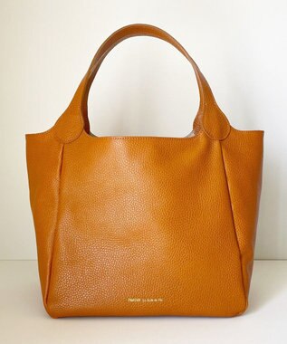 Hekhèr Le Style de Vie 【日本製/セレモニーにも】シュリンクレザー ハンドバッグ medium キャメル